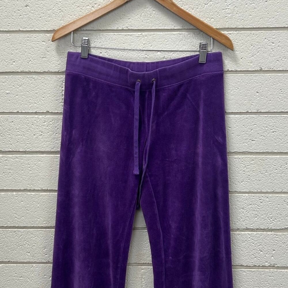 Y2K Juicy Couture Vintage Purple track Pants size M - Picture 7 of 8